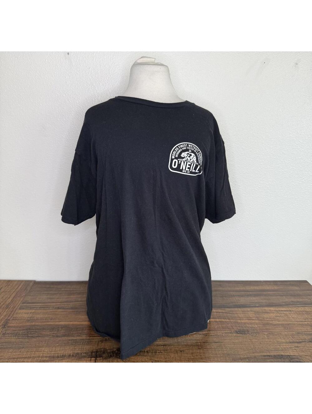 O'Neill Black Graphic Logo T-Shirt Size X Large